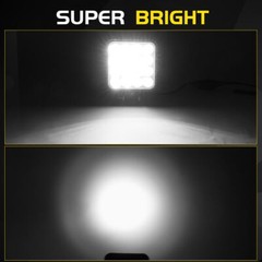 2PCS Square LED WORK LIGHTS Fit CAT Skid loader 259D3 236D3 262D 259D 272D2 XHP