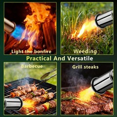 SEESE Powerful Propane Torch Gun,Kitchen Cooking With Black and Green