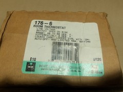 White-Rodgers 176-6 Room Thermostat 40 to 80 Degrees F AK