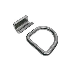 SS T316 D-Ring Lashing Ring Tie Down Anchor 1/2″ for Safe and Secure Hauling,4Pc