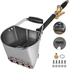VEVOR 4 Jet 3Hp Stucco Sprayer Plaster Cement Mortar Spray Gun Hopper Wall Paint