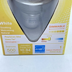 Sylvania LED PAR20 50W 120V Dimmable Bulb White 500 Lumens Flood