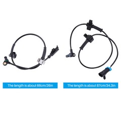 Front and Rear Left & Right ABS Wheel Speed Sensor 2 Pair for Chevy Silverado☀️
