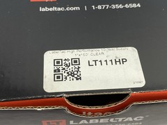 LabelTac LT111HP Pro Model High Per. 10 Year Vinyl Label Supply 1″ x 150′ Roll