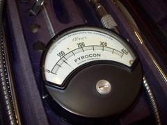 ALNOR, PYROCON, HANDHELD TEMPERATURE GAUGE, TYPE 4000, No.53141, 0-400 Free ship