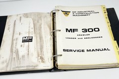Vintage Massey Ferguson Manual MF300 Crawler Loader & Buyers Guide As Is Read