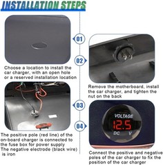 High-Quality 12V Battery Voltage Tester – Rugged, Lightweight & Easy to Install