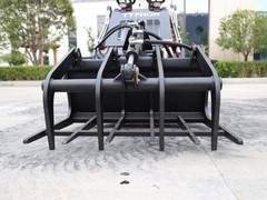 Grapple Grabber mini skid steer loader attachments for TYPHON STOMP skidsteer