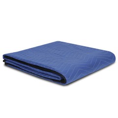 48 Pack 80″ x 72″ Moving Blankets Pro Economy Blue Shipping Furniture Pads