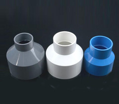 PVC Reducer Straight Connector Socket Pipe Hose Reducing Coupler, Multi-Sizes