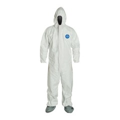 Dupont TY122S Tyvek Coverall Bunny Suit Hood and Booties Size M – 5XL – VARIETY