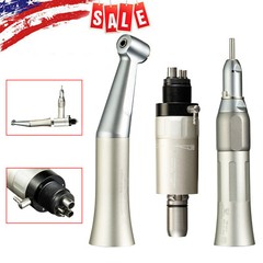 Dental Slow Low Speed Straight/Air Motor/ Contra Angle Handpiece 2/4Hole Fit NSK