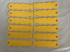 Qty 12 Klever Kutter Yellow KCJ-1Y Safety Box Cutters, USA