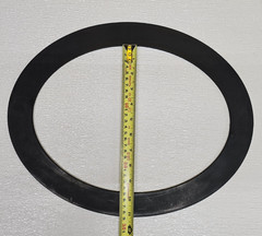 Elliptical Manway Gasket 9-1/2 X 13-1/4 X 1-1/2 IN Wide 1/4 IN Thick