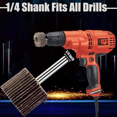 20 Pcs 5 Sizes 60/80/120/240 Grits Abrasive Flap Wheel Sander, 1/4 Inch Shank…