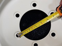 (QTY 1) Carlisle Steel Non-Reversible Off-White AG Wheel Rim 16×6 6×152.4 1mm