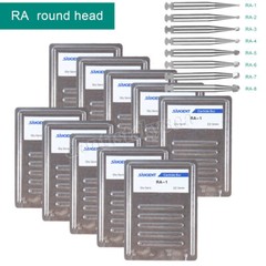 5-100 Dental Carbide Round Burs Surgical Length Latch Burs Low Speed RA 2 4 6