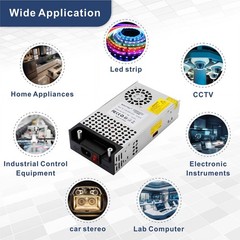 24V DC Power Supply 600W 25A Switching Power Supply Adapater 120vac to 24vdc …