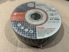 Benchmark Abrasives 4-1/2” Metal-Stainless Steel Type 1 Cutting Wheel 25 piece