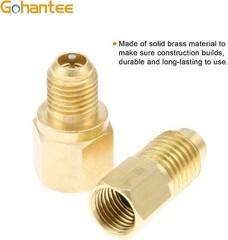 R12 to R134a Adapters, R134A Refrigerant Tank/Vacuum Pump Port Connection Adapte