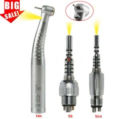 Dental Fiber Optic LED High Speed Handpiece Kavo GENTLE Silence LUX