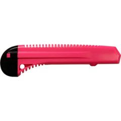 50 Safety Box Cutter Utility Knife Retractable Snap off Razor Blade NEON PINK