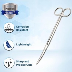 7″ Curved Blunt Metzenbaum Dissecting Scissors Premium Quality Stainless Steel