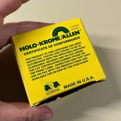 Holo-Krome 1/4-20×3/8” Socket Button Head Cap Screws Black 64040 New 100ct
