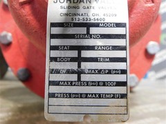 USED 2″ Jordan Valve 60 Stainless Steel Sliding Gate Valve 10 – 30 PSI