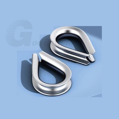 Wire Rope Thimble Clamp Stainless Steel 304 A2 Cable Clip Loop Eyelets M1.5-M16