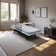Electric Lift Bed for Seniors with OneTouch Backrest Lift & Wired Remote Control