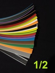 1/2 ” 12.7mm ASSORTED *12* COLORS 2:1 heat shrink tubing polyolefin (6′ FOOT)