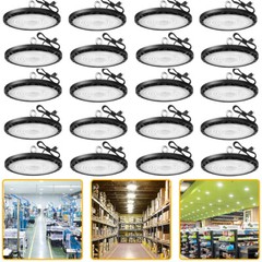 20Pack 100W UFO High Bay LED Light Industrial Ceiling Bay Lamp Replace HID Light