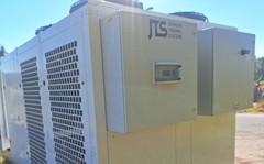 JTS Air Cooled Chiller Medium Temperature 50°F, 60Ton, R404A, 460V, 3 Phase