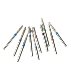AZDENT Dental Super Coarse Diamond Polishing Burs FG for High Speed Handpiece