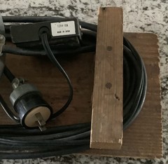 Archer 120 VAC SIREN ALARM No. 278-497 with Foot Pedal – Mounted on Wood – Works