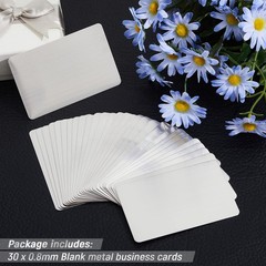 30 Pieces 304 Stainless Steel Metal 0.8mm Thickness, as picture shown