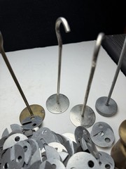 Large 6 pound lot of School Physics Lab weight discs most 2G & gram used