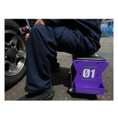 EVANGELION Motif Working Stool Soft Mat & Casters A.T.FIELD ECH521 EVA JAPAN NEW