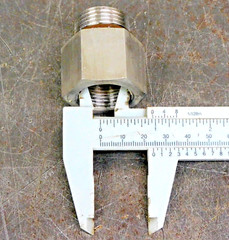 316 Stainless Steel Hex Nipple Fitting 3/4 in. Male-Female NPT Lot of Four (4)