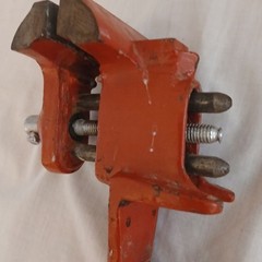 250 Corner Edge Table Bench Vise 2-1/2″ 2.5 Clamp On Red Unbranded