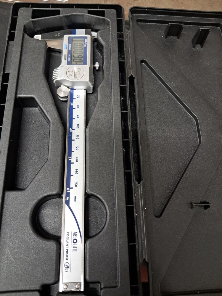 Mitutoyo Digital Caliper 6in Range 0.0005in Res IP67 500-752-20