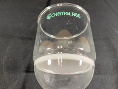 CHEMGLASS Glass 350mL 24/40 C Frit Lower Vacuum Buchner Filter Funnel CG-1406-24