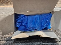 (QTY 1000) OmniShield 332-23 Large Blue Vinyl Powder Free Multi-Purpose Gloves
