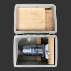 Vtg Reichert Austria Fluor 56/0,90 190/0 np Objective Microscope Lens w/ Case