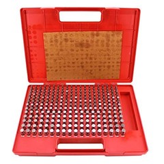 HFS Pin Gage Set Steel Gauge with Storage Case 250 pcs 0.251-0.500