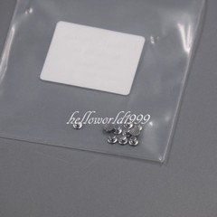 100 Pcs/10packs Dental Orthodontic Lingual Buttons Bondable Round Base Mesh