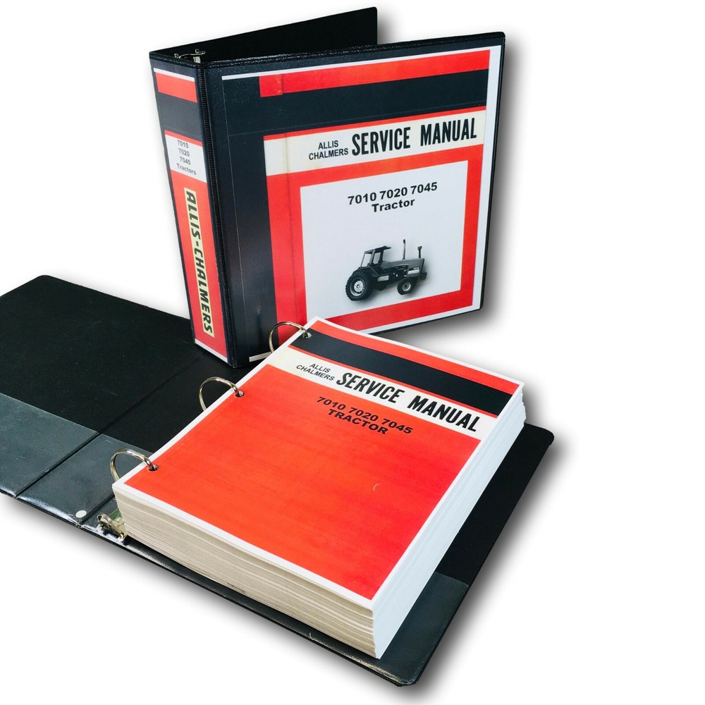 Allis Chalmers 7010 7020 7045 Tractor Service Manual Repair Shop Technical Book