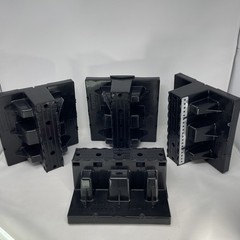 4 PACK ROOF TOP BLOX RTB-01 COMMERCIAL FLAT ROOF PIPE/ HVAC SUPPORT BLOCKS 9 x 9