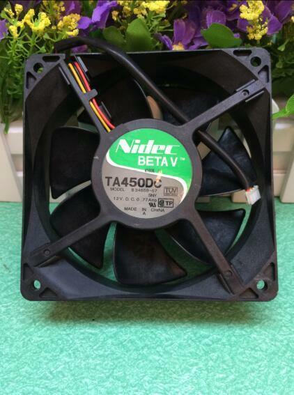B34659-57 DC12V 0.77A 12038 3 pin Chassis Large Air Volume Cooling Fan